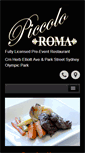 Mobile Screenshot of piccoloroma.com.au